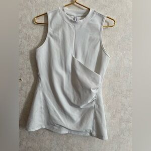 Athleta Cream Sleeveless Tank Top